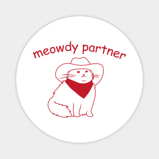 Meowdy Partner Magnet